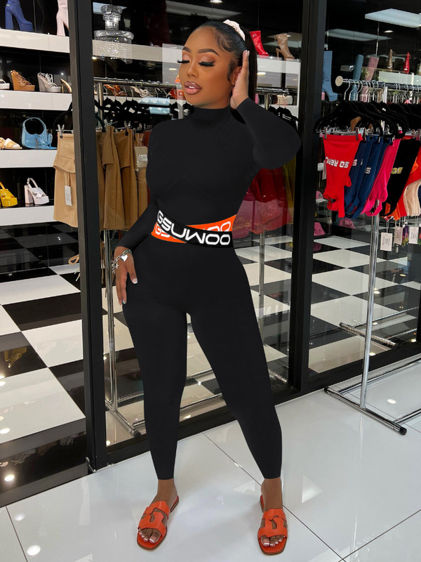 Športové oblečenie Bodycon Rompers Dámske overaly s dlhým rukávom Overal Jednodielny outfit Overaly Streetwear Fitness Overaly 2023