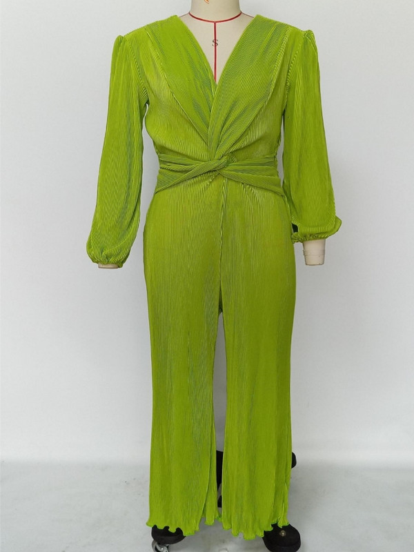 Kombinezon visoke elastičnosti Ženski festivalski kombinezon dugih rukava sa širokim nogavicama Kombinezoni za seksi noćne klubove Jednodijelni kombinezon