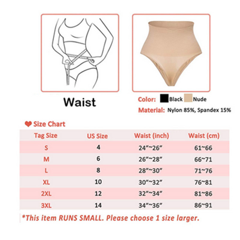Tummy Control Femei cu talie înaltă Thong Body Shaper Butt Lifter Shapewear Lenjerie de corp see through chiloți