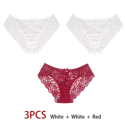 Dámske sexy nohavičky s výšivkou, priehľadné spodné prádlo, pohodlné nohavičky s nízkym pásom, vykladané spodné prádlo, tanga