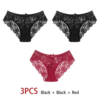 Dámske sexy nohavičky s výšivkou, priehľadné spodné prádlo, pohodlné nohavičky s nízkym pásom, vykladané spodné prádlo, tanga