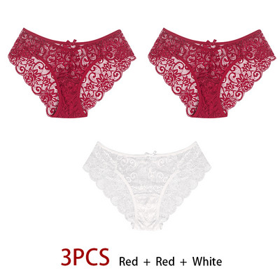 Dámske sexy nohavičky s výšivkou, priehľadné spodné prádlo, pohodlné nohavičky s nízkym pásom, vykladané spodné prádlo, tanga