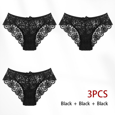 Dámske sexy nohavičky s výšivkou, priehľadné spodné prádlo, pohodlné nohavičky s nízkym pásom, vykladané spodné prádlo, tanga
