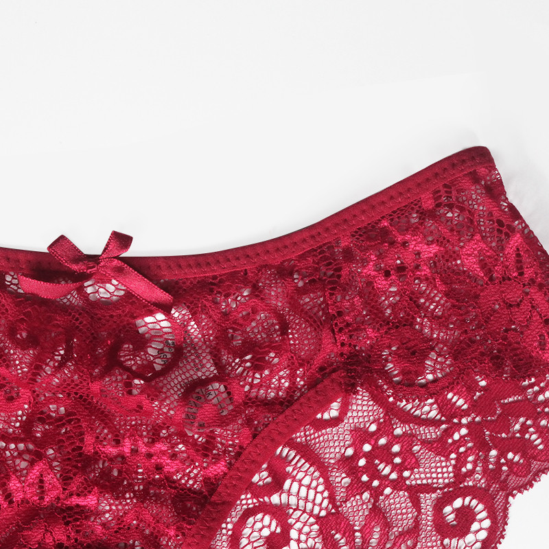 Dámske sexy nohavičky s výšivkou, priehľadné spodné prádlo, pohodlné nohavičky s nízkym pásom, vykladané spodné prádlo, tanga