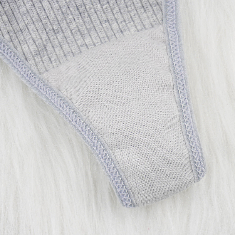 Seksi donje rublje Gaćice Ženske duboke tange Pamučne G string Ženske Sex Sport Tanga Thread Prozračne kratke hlače 3 kom/puno