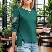 2023 100% bavlnené tričko pre ženy, jarná móda s dlhým rukávom, dámske tričko s výstrihom do O-krku, voľné dámske košele v európskom štýle