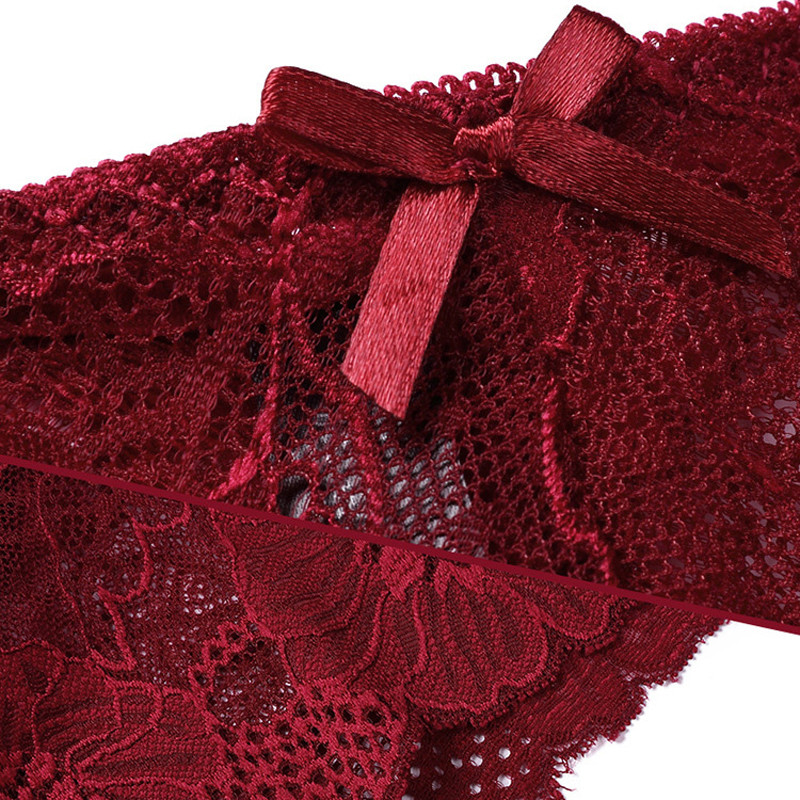 SML Super seksi ženske gaćice Čipkaste tange Donje rublje Niski struk Prozračne gaćice Gaćice Tange Tangas