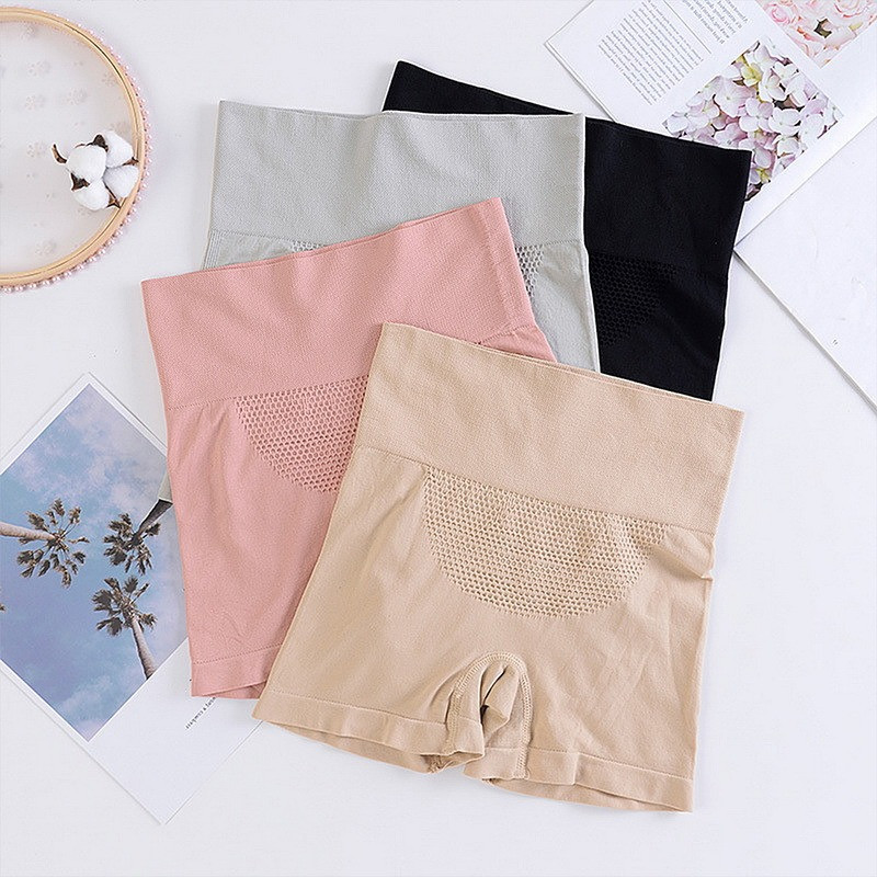 Dámske bezšvíkové bezpečnostné krátke nohavice, letné, s vysokým pásom, proti odieraniu, mäkké chlapčenské šortky, plus veľkosť, boxerky pre ženy, spodná bielizeň