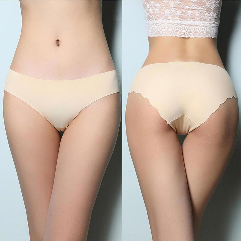 Gaćice Bešavne gaćice Žensko donje rublje Jednobojno donje rublje s volanima Ženske seksi gaćice niskog struka Ultra tanke S-XL Ženske vruće rasprodaje