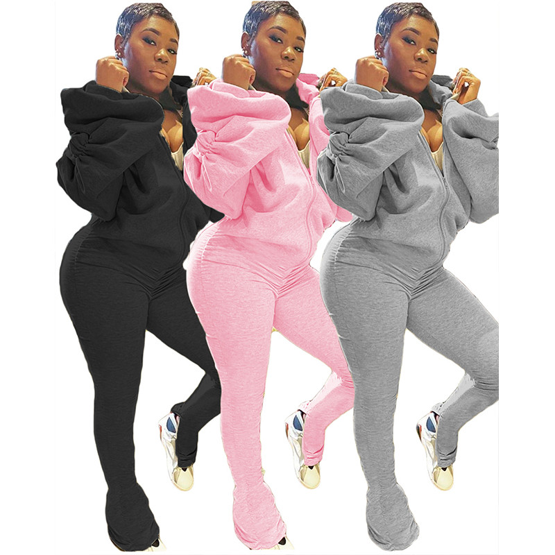 HAOYUAN Seksi hlače veće veličine Ženski kombinezoni Složene tajice Puf rukavi Jesenska odjeća Jednodijelna klupska odjeća bez leđa