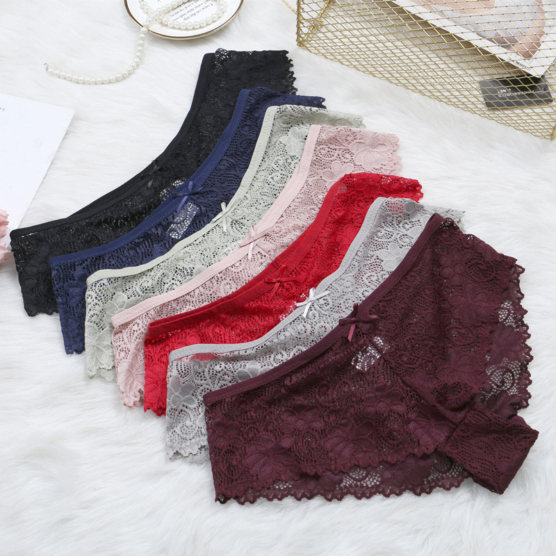 Ženske gaćice Seksi čipkano donje rublje Udobne ženske gaćice Modne ženske gaćice s cvjetnim mašnama Visokokvalitetne gaćice Donje rublje