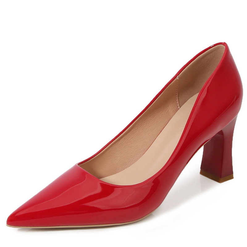 Hot Sale 2022 Bijelo Crne Crveno Zlatne cipele na visoku petu Ženske modne uredske poslovne haljine sa šiljatim prstima Velike veličine 34-43 E0000