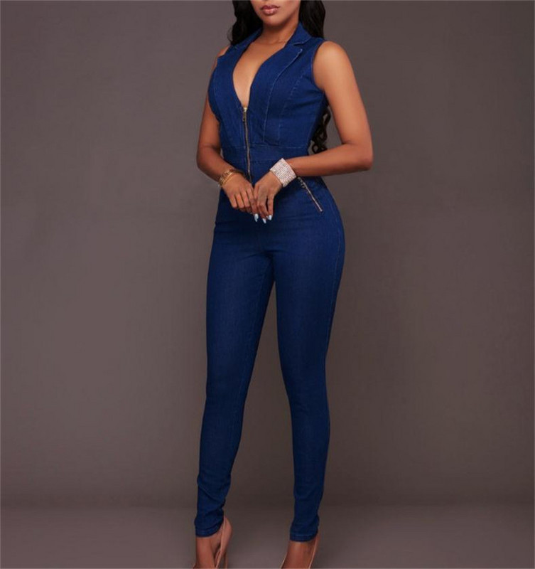 Traperice bez rukava Kombinezon hlače s patentnim zatvaračem Europska i američka ženska moda Kombinezon hlače za slobodno vrijeme Proljeće XL