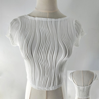 Jesenné tričká s dlhým rukávom s volánmi 2022, dámske ležérne biele úzke čierne základné tričko, módne pouličné skrátené tričko s oblečením Y2K