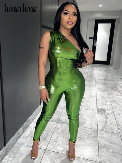 Hawthaw Women Bodycon Club Streetwear Overalls Jumpsuits Egyrészes Outfit 2023 Nyári Ruházat Nagykereskedelmi cikkek Vállalkozásoknak