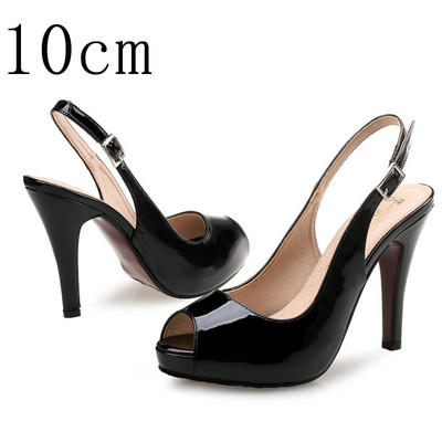 Pompe de damă cu tocuri înalte pentru femei, cu vârf deschis, rochie de petrecere cu platformă, sandale de lux, pantofi 2021, vară, toamnă, mari, plus, 43