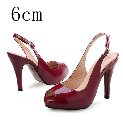 Pompe de damă cu tocuri înalte pentru femei, cu vârf deschis, rochie de petrecere cu platformă, sandale de lux, pantofi 2021, vară, toamnă, mari, plus, 43