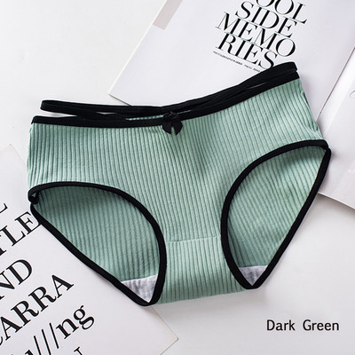 Dámske pohodlné bavlnené nohavičky s opaskom, veľkosť Plus Size, bezšvíkové, s pásom a stredne vysokým pásom.