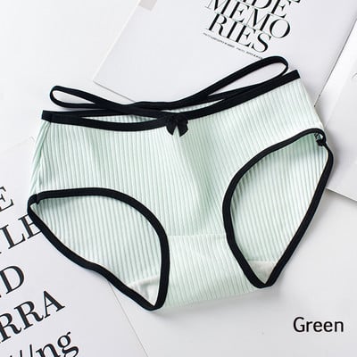 Dámske pohodlné bavlnené nohavičky s opaskom, veľkosť Plus Size, bezšvíkové, s pásom a stredne vysokým pásom.