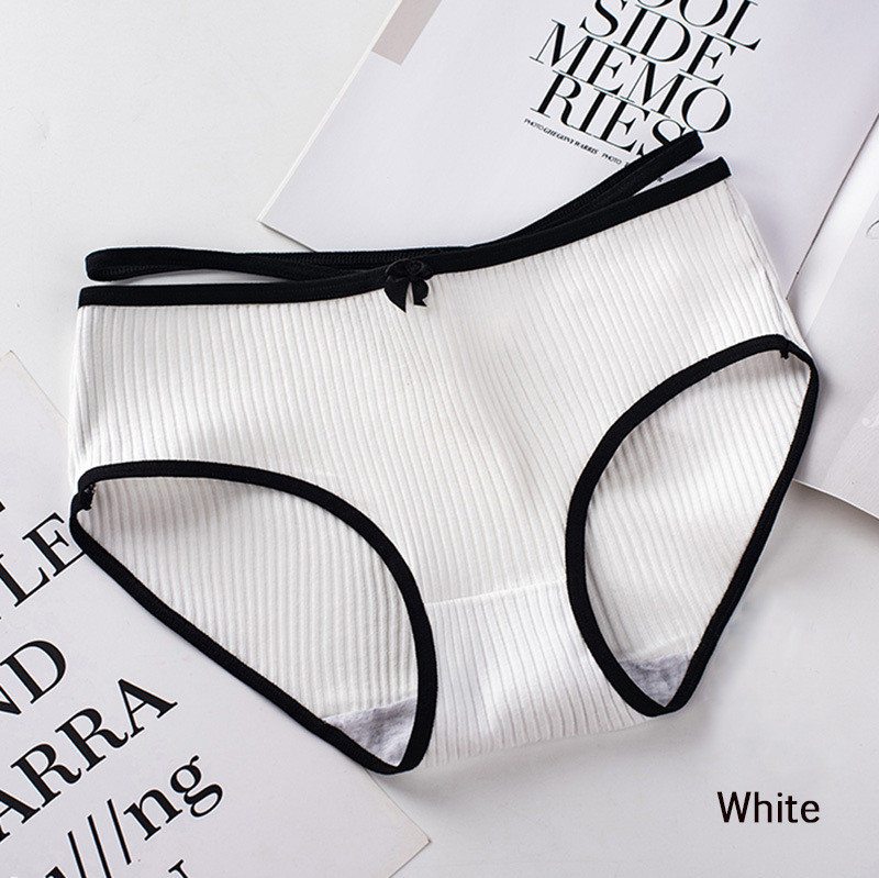 Dámske pohodlné bavlnené nohavičky s opaskom, veľkosť Plus Size, bezšvíkové, s pásom a stredne vysokým pásom.