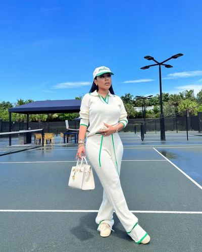 Módne ležérne pletené nohavice so širokými nohavicami z roku 2023, dvojdielna súprava, dámsky sveter s dlhým rukávom a klopou, top a nohavice, voľná tepláková súprava