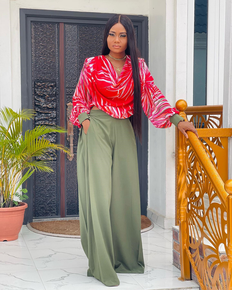 Dámska módna africká dvojdielna súprava s potlačou, voľný strih, topy a široké nohavice, oblek a dámska párty súprava