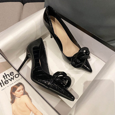 Zlatne pete Set afričkih cipela i torbica za zabavu 2023. Sandale Ženske seksi cipele na štikle Špice na vezanje Zlatne fine Najnovije bordo