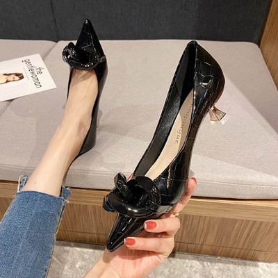 Zlatne pete Set afričkih cipela i torbica za zabavu 2023. Sandale Ženske seksi cipele na štikle Špice na vezanje Zlatne fine Najnovije bordo