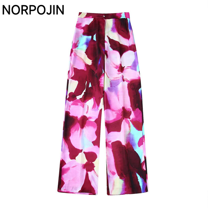 2022. Novi blejzer sa satenskom teksturom i duge hlače za žene Chic Lady 2022. Modni komplet hlača sako Y2K Top i hlače