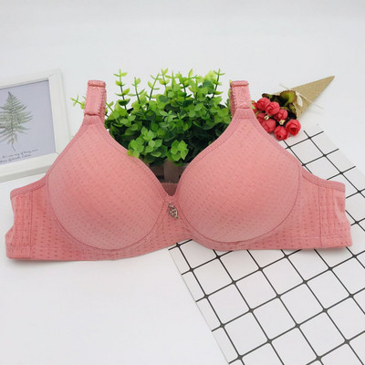 Veliki pamučni mamin čelični grudnjak bez rubova Bamboo Charcoal srednje i starije dobi Tanki pamučni grudnjak Grudnjak veće veličine