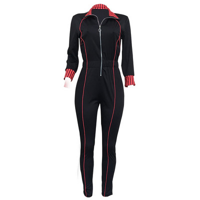 Kombinezon dugih rukava Odjevni kombinezon s prednjim patentnim zatvaračem Ženske hlače Hlače s dolčevitom i ovratnikom Kombinezon Odjeća Jednodijelni kombinezon Trenirka Ženska