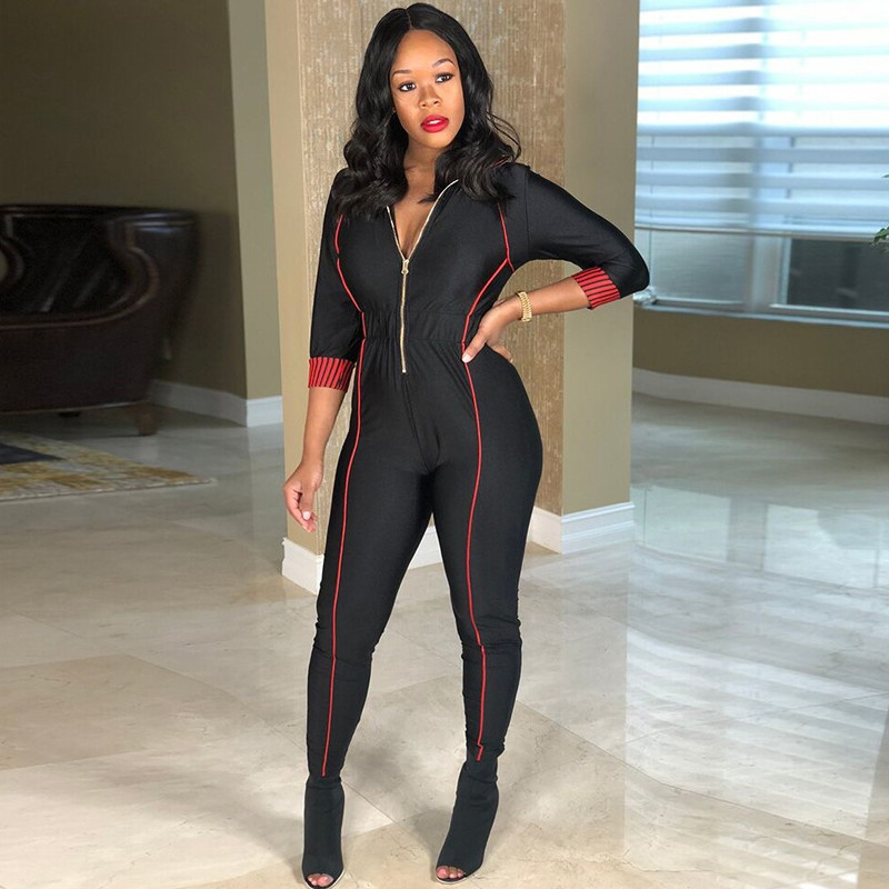 Kombinezon dugih rukava Odjevni kombinezon s prednjim patentnim zatvaračem Ženske hlače Hlače s dolčevitom i ovratnikom Kombinezon Odjeća Jednodijelni kombinezon Trenirka Ženska