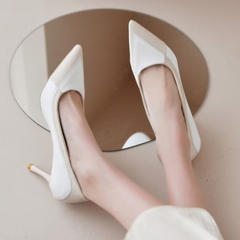 Смесени цветни дизайнерски помпи Rimocy за жени 2022 г. Секси парти обувки на високи токчета Дамски елегантни с остри пръсти плитки помпи