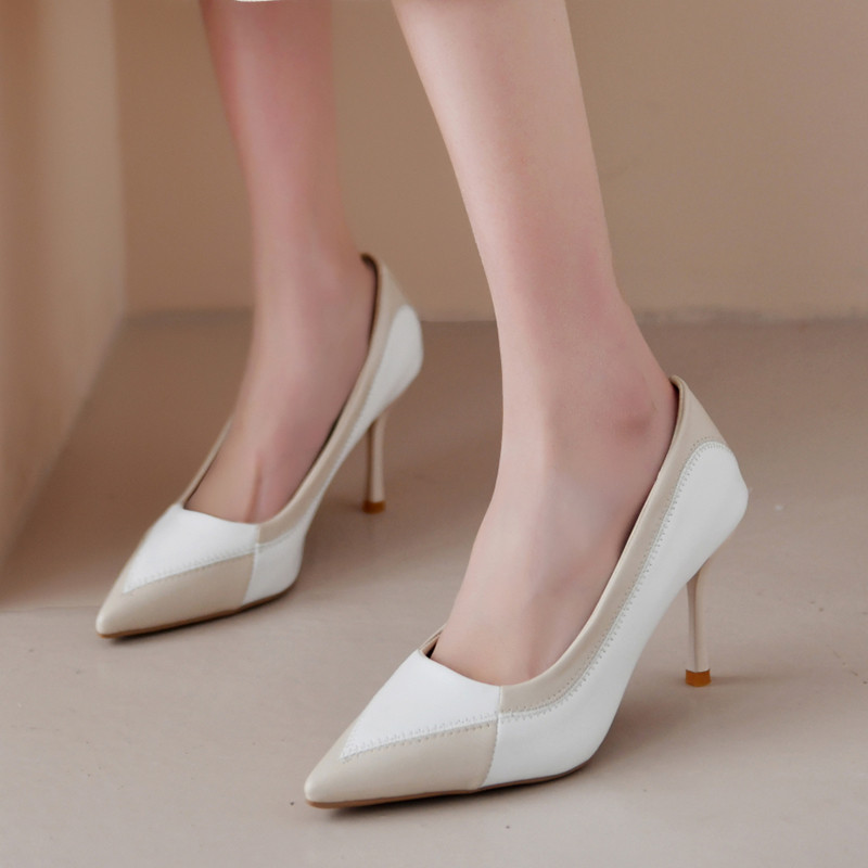 Rimocy vegyes színű dizájner pumpák nőknek 2022 szexi Stiletto magassarkú bulicipő női elegáns hegyes orrú sekély szivattyúk