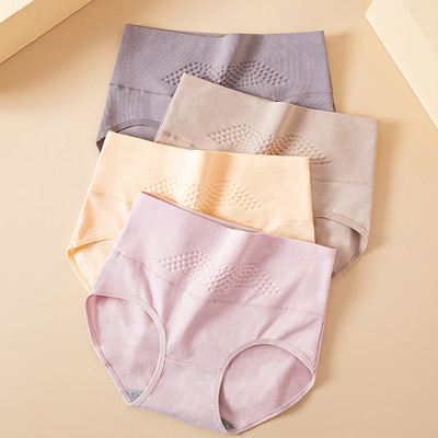 4Pcs plus veličina M-5XL gaćice Ženske pamučne donje rublje visokog struka Bešavne gaćice za djevojke Seksi žensko donje rublje koje diše