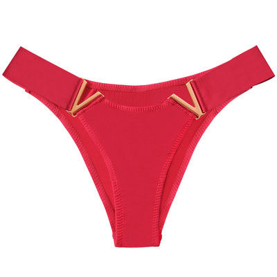 Módne sexy bezšvové dámske nohavičky s nízkym pásom, tangá v tvare V, kovové dekoračné nohavičky, bikiny, nohavičky s vysokým pásom, dámske spodné prádlo