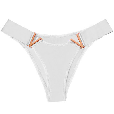Módne sexy bezšvové dámske nohavičky s nízkym pásom, tangá v tvare V, kovové dekoračné nohavičky, bikiny, nohavičky s vysokým pásom, dámske spodné prádlo