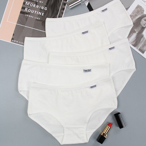 5 ks/sada jednofarebných nohavičiek pre ženy, dievčenské slipy, bavlnené veľké veľkosti, sexy spodná bielizeň, nohavičky, intímne dámske spodné prádlo