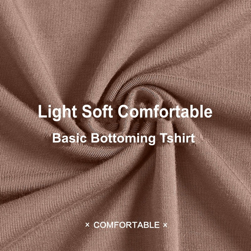 Modalna jednobojna osnovna majica kratkih rukava s O izrezom i dugim rukavima Ženske jesenske majice s donjim dijelom Majica s kratkim rukavima Potkošulja veće veličine