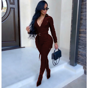OKAYOASIS Δωρεάν αποστολή Sexy Women Bodycon One Piece Casual Jumpsuit Elegant Club Playsuit Rompers