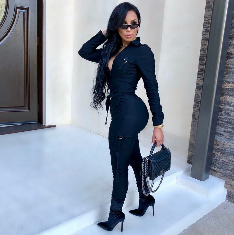 OKAYOASIS Δωρεάν αποστολή Sexy Women Bodycon One Piece Casual Jumpsuit Elegant Club Playsuit Rompers