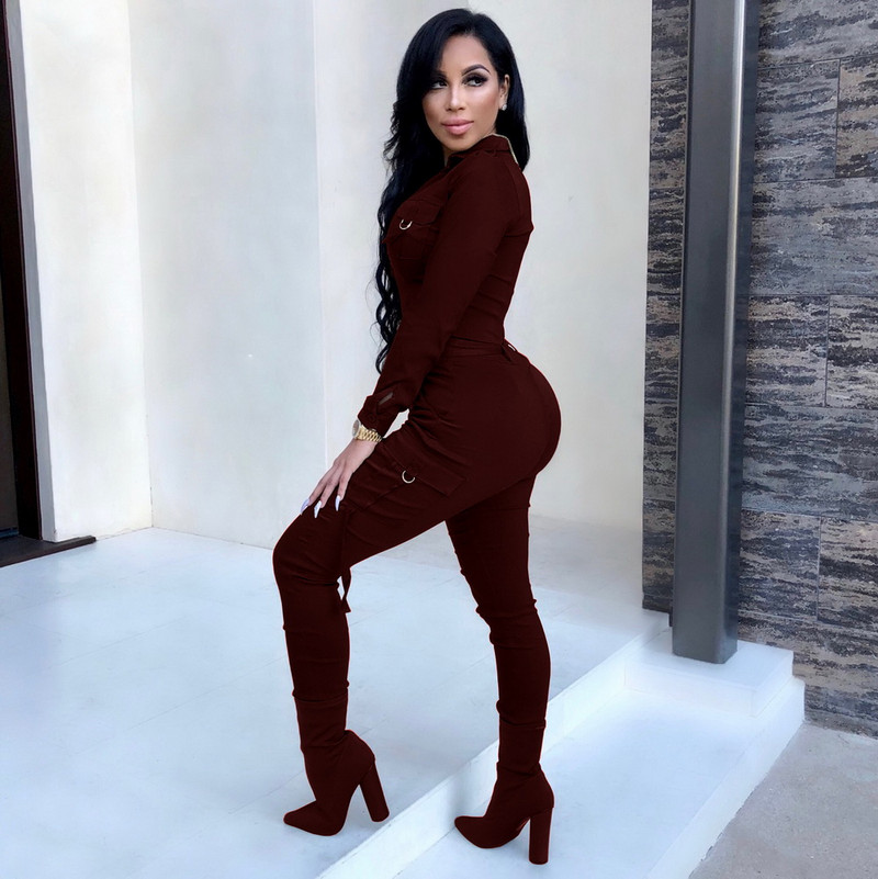 OKAYOASIS Δωρεάν αποστολή Sexy Women Bodycon One Piece Casual Jumpsuit Elegant Club Playsuit Rompers