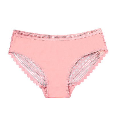 Ženske gaćice srednjeg struka Čipkano šuplje žensko donje rublje Seksi gaće s nitima Pamučna tkanina Trend Ženske jednostavne gaćice trusy ženskie