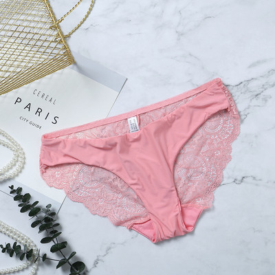 Dámske čipkované nohavičky, sexy nohavičky pre ženy, slipy, spodná bielizeň, pohodlné dámske nohavičky, spodná bielizeň 13, jednofarebné