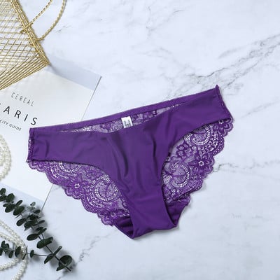 Dámske čipkované nohavičky, sexy nohavičky pre ženy, slipy, spodná bielizeň, pohodlné dámske nohavičky, spodná bielizeň 13, jednofarebné
