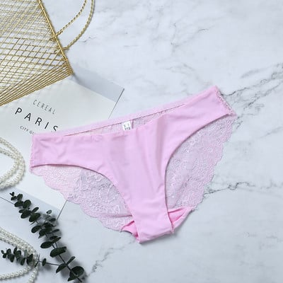 Dámske čipkované nohavičky, sexy nohavičky pre ženy, slipy, spodná bielizeň, pohodlné dámske nohavičky, spodná bielizeň 13, jednofarebné