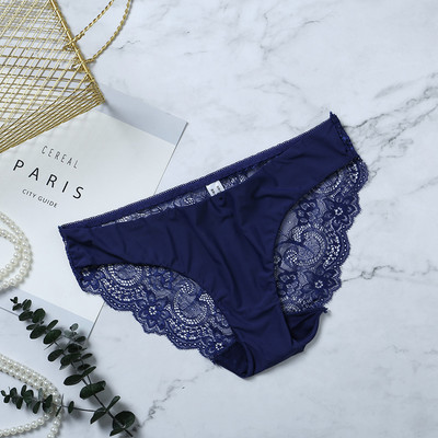 Dámske čipkované nohavičky, sexy nohavičky pre ženy, slipy, spodná bielizeň, pohodlné dámske nohavičky, spodná bielizeň 13, jednofarebné