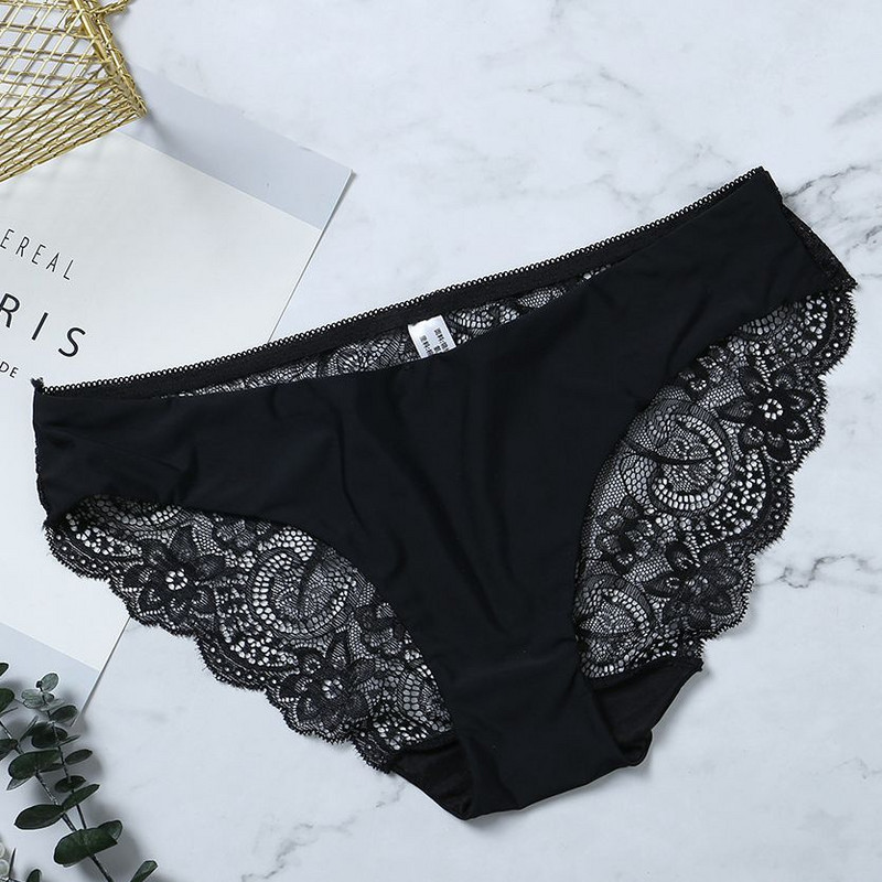 Dámske čipkované nohavičky, sexy nohavičky pre ženy, slipy, spodná bielizeň, pohodlné dámske nohavičky, spodná bielizeň 13, jednofarebné