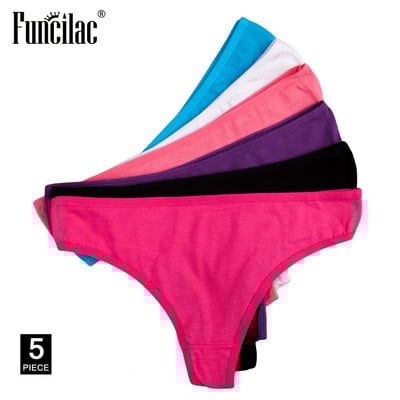 Roztomilé mačacie tangá, dámske sexy čipkované tangá, bavlnené bikiny, nohavičky s mačiatkami, spodná bielizeň, 5 ks/sada