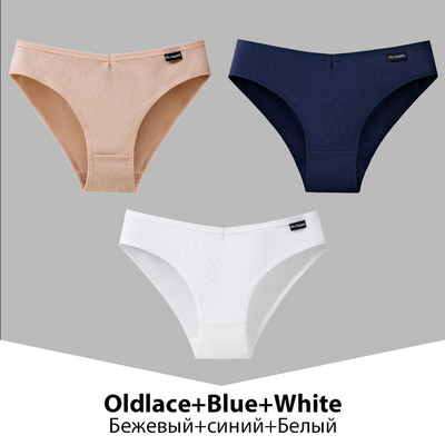 Chiloți din bumbac pentru femei, 3 bucăți, lenjerie de corp pentru femeie, culoare uni, chiloți, chiloți din bumbac, lenjerie M-4XL